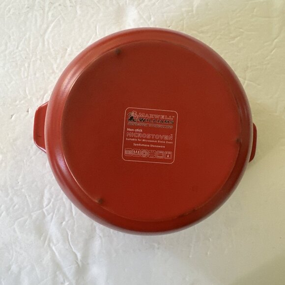 Rare Maxwell Williams Red Microstoven 25cm Non-Stick Microwave Stove Oven - Picture 4 of 16